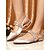 cheap Cocktail-Women&#039;s Pointed Toe Satin Slingback Flats - Rhinestone Strap Elegant Shoes for Cocktail Parties and Evening Events