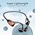 voordelige TWS True Wireless Headphones-Bone Conduction hoofdtelefoon 16 uur afspeeltijd open oor hoofdband draadloze oordopjes IPX6 waterdichte sporthoofdtelefoon met microfoon voor hardlopen en fietsen