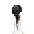 baratos Halloween Cozinha-Rolha de vinho com cabeça de caveira de Halloween, plugue de garrafa de esqueleto preto 3D, ferramenta criativa de bar gótico para garrafas de vinho de vidro, acessórios de decoração para festa de