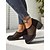 abordables Block Heels-Chaussures à talons épais en maille noire pour femmes – Escarpins respirants de style vintage pour le bureau, les garden-parties et les looks décontractés élégants