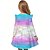 abordables Vestido con visión brillante en 3D-Girls &#039; 3D Geométrico Vestido Vestido de volante Manga Larga Verano Primavera Vacaciones Diario Festivos Princesa Hermosa Dulce Niños 4-12 años Vestido informal Vestido de una línea Hasta la Rodilla