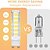 abordables Ampoules LED type maïs-Ampoules LED G9 10 pièces 220 V 7 W non dimmables ampoules G9 70 W équivalent ampoule halogène G9 75 LED 2835 SMD blanc chaud lampe pour éclairage domestique