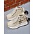 cheap Women's Sneakers-Women's Canvas High-Top Sneakers – Casual Platform Lace-Up Shoes for Street Style, Travel and Weekend Activities
