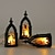 economico Illuminazione per interni e feste-Lanterna retrò con luce a candela elettronica a LED per Halloween, decorazione per feste, decorazioni per la scena