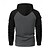 abordables sweats à capuche basiques pour hommes-Homme Sweat à capuche Sweat à capuche quart zippé Noir Chameau Gris foncé À capuche Bloc de Couleur Patchwork Avec Poches Quart de zip Sport &amp; Loisir Quotidien Fête Polyester Streetwear Basique