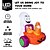 baratos Halloween-Carrinho de abóbora inflável de Halloween de 5 pés com doces, decoração de quintal inflável com LEDs embutidos para festa de Halloween ao ar livre, decoração interna, quintal, jardim e gramado