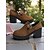 cheap Block Heels-Women&#039;s Chunky Heel Mary Jane Shoes – Platform Buckle Pumps for Garden Picnics, Outdoor Brunches and Fall Date Nights