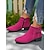 cheap Ankle Boots-Women&#039;s Faux Suede Ankle Boots with Side Zipper and Buckle – Comfortable Casual Booties for Fall Outings, Garden Walks &amp; Weekend Getaways
