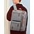 billige Studenter rygsække-Vandtæt multifunktionel laptop-rygsæk til mænd - vintage-stil forretningsrejsetaske, skulder-crossbody-taske med justerbar rem, med trolley, perfekt til arbejde, universitet og korte rejser