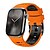 preiswerte Apple Watch-Armbänder-Sportarmband kompatibel mit Apple Watch-Armband 42 mm 44 mm 45 mm 49 mm, robuster Metallverschluss, verstellbares Silikonarmband, Ersatzarmband für iWatch Ultra 2 Serie 9 8 7 SE 6 5 4