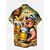 baratos Camisas-Oktoberfest Cerveja Camisas do Havaí Camisa Aloha Bávaro Munique Alemão Arte Gráfica Para Homens Adulto Carnaval Cerveja Oktoberfest Impressão 3D Férias Festa