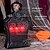 billiga Halloween-läskig halloween-kyrkogårdsdekoration - elektrisk gravsten med glödande röda ögon &amp;"rip"-design, batteridriven utomhus-/inomhusdekoration för spökhus, bar &amp;trädgård, kyrkogårdsdekorationer, bar