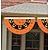economico Decorazioni per Halloween all&#039;aperto-Bandiera a forma di ventaglio di Halloween, bandiera da esterno, per Halloween, per recinzione da cortile, da appendere, bandiera con zucca spettrale, decorazione da tavolo, decorazione autunnale per la stanza, decorazione estetica per feste di compleanno