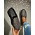 baratos Festa da Vida Noturna-Tênis plataforma slip-on feminino com strass - sapatos casuais brilhantes para festas, para vida noturna e baladas