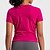 voordelige Yoga Tops-Dames Yoga-T-shirt Sneldrogend Ademend Rimpels Korte mouw Sport Effen Kleur Kleding Bovenlichaam Voor Pilates Hardlopen Yoga Sportkleding