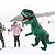cheap Halloween-Inflatable Dinosaur Costume, T Rex Costume for Halloween (Green)