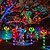 economico Espositori per esterni e giardino-6 luci decorative da giardino a forma di zucca di Halloween, impermeabili, solari, per prato, per esterni, per terrazze, cimiteri, prati e vialetti.