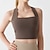 cheap Sports Bras &amp; Vests-Women&#039;s Workout Tank Tops Sports Bra Underwear Medium Support Breathable Wireless Padded Solid / Plain Color Sport Activewear White Purple Gym Fitness Yoga