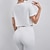 abordables Hauts de yoga-Tenues de Sport T-shirt de yoga Tee Shirt Fitness Femmes Top Manche Courte Col ras du cou Évacuation de l&#039;Humidité Ajustement à sec Respirant Salle de sport Danse Athlétique Des sports Tenues de Sport