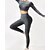 billiga Set och One-Pieces-Dam 2 delar Yogatröja Loungekläder Höst Ensfärgat Träningsdräkter ArmyGreen Svart Gymträning Hög midja Stretch Andningsfunktion Långärmad Sport Sportkläder Smal