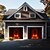 billige Halloween garage dør dække-Halloween Garage Door Cover Banner Baggrund – Helvedes Portal med Ildfulde Flammer Overdimensioneret til Garage Døre Foto-Klar Spøgelses Dekoration til 2025 Halloween Hjem Forside