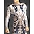 preiswerte Paar- und Gruppenkostüme-Totenkopf Skelett Cyborg Roboter Bodysuit Halloween Gruppen Paarkostüme Ganzkörper Catsuit Gruselkostüm Herren Damen Jungen Kinder Erwachsene Performance Party Club Halloween Karneval Tag der Toten