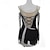 economico Abiti da Pattinaggio Artistico-Abito da pattinaggio artistico Per donna Ragazze Pattinaggio sul ghiaccio Vestito Nero Patchwork Foro per il pollice Rete Spandex Elasticizzato Allenamento Professionale Competizione Vestiti da