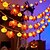 economico Luci di Halloween-Lampada a forma di zucca con foglia d&#039;acero e luci a LED per Halloween, 1,5 m, 10 LED, per decorazioni di interni ed esterni, per feste di Halloween, atmosfera da casa stregata