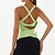 cheap Sports Bras &amp; Vests-Women&#039;s Workout Tank Tops Sports Bra Underwear Low Support Breathable Removable Pad Padded Solid / Plain Color Sport Activewear Black White Gym Fitness Yoga