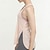 economico Top Yoga-Per donna Canotta da yoga Carro armato Asciugatura Rapida Traspirante Senza Maniche Gli sport Tinta unica Top Per Palestra Atletico Pilates Abbigliamento sportivo