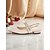 cheap Cocktail-Women&#039;s Pointed Toe Satin Slingback Flats - Rhinestone Strap Elegant Shoes for Cocktail Parties and Evening Events