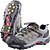 abordables Équipement de Camping-Crampons antidérapants en caoutchouc pour chaussures d&#039;hiver, traction à 10 crampons pour la neige et la glace, installation facile, noirs - idéal pour la sécurité en extérieur