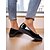 abordables Zapatillas sin cordones y mocasines de mujer-Bailarinas rojas de charol con lazo para mujer: zapatos de vestir clásicos sin cordones con punta redonda para adolescentes y mujeres, ideales para la escuela, el trabajo y atuendos casuales de todos