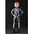 preiswerte Paar- und Gruppenkostüme-Totenkopf Skelett Zuckerschädel Bodysuit Halloween Gruppen Paarkostüme Ganzkörper Catsuit Gruselkostüm Herren Damen Jungen Kinder Erwachsene Performance Party Club Halloween Karneval Tag der Toten