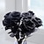 baratos Guirlandas de Halloween e Decorações Florais-10 pacotes de rosas artificiais pretas de Halloween, elegantes flores de rosas falsas para decorações assustadoras faça você mesmo, casamento gótico, decoração floral eterna para casa