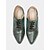 ieftine anii 1920-Pantofi oxford verzi pentru femei, din epoca edwardiană – pantofi eleganți victoriani vintage cu toc mediu, cu șireturi și detalii brogue, perfecți pentru petreceri cu ceai, cosplay și evenimente istorice, din anii 1900-1910