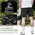 billige Shorts, tights og bukser for menn-WOSAWE Herre Dame Helfarge Sykkelveishorts Sykkelbukser Sykkelshorts Sykkel Shorts MTB-shorts Semi-formsydd Fjellsykling Veisykling sport Refleksbånd Bekvem Elastisk Uten et polstret gems Mørkegr