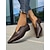 billige Flade sko til kvinder-Brune damesko med spids snude i imiteret læder – minimalistiske slip-on loafers med V-udskæring, elegant business casual og hverdagstøj til kontoret