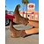 abordables Cowboy y botas occidentales-Botas vaqueras occidentales de gamuza marrón para mujer: cómodas botas de tacón de bloque con punta puntiaguda hasta media pantorrilla para mujer, estilo bohemio, ideales para festivales de música,