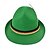 billiga Fedora hatt-Herr Fedorahatt Oktoberfesthatt Brun Grön Modal Fjäder Mode Ledigt Gata Dagligen Färgblock Solskyddskräm Andningsfunktion