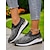 halpa Naisten lenkkarit-naisten strassikuvioiset flyknit-slip-on-lenkkarit – kimaltavat kiilakorkoiset kengät festivaaleille, matkoille ja arkimuotiin