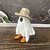 levne Halloweenové závěsné a stolní dekorace-Halloweenská kovbojská pryskyřičná figurka ducha, strašidelná pryskyřičná sochařská dekorace, malá stolní socha pro domov, kancelář, dekorace na párty