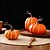 abordables Figurines et ornements-Décoration de citrouille artificielle 3 pièces, citrouilles en mousse de décoration d'automne bohème pour Halloween pour une utilisation intérieure et extérieure, centre de table de fête des récoltes
