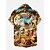 baratos Camisas-Oktoberfest Cerveja Camisas do Havaí Camisa Aloha Bávaro Munique Alemão Arte Gráfica Para Homens Adulto Carnaval Cerveja Oktoberfest Impressão 3D Férias Festa