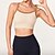 cheap Sports Bras &amp; Vests-Women&#039;s Workout Tank Tops Sports Bra Underwear High Supports Breathable Wireless Padded Solid / Plain Color Sport Activewear Black White Gym Fitness Yoga