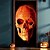 billiga Halloween dörröverdrag-Vax Skalle av Vincent Hie Halloween Dörr Täcker Dörr Tapestry Dörr Gardin Dekoration Bakgrund Dörr Banner för Framsidan Gård Helg Fest Inomhus Utomhus Dekorationsförsörjning