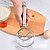 economico Utensili e gadget da cucina-Frusta magica in acciaio inox per impastare, sbattitore a doppio anello, strumento portatile per impastare la farina, sbattitore manuale per uova e mescolatore per pastella del pane per la cottura,