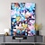 baratos Pinturas Florais/Botânicas-Pintura a óleo feita à mão em tela, arte de parede, decoração moderna abstrata para decoração de casa, pintura enrolada sem moldura e sem esticar