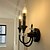 ieftine Aplici de Interior-aplice de perete negre &amp;Aplice de perete aurie cu 1 lumină, corpuri de iluminat moderne de perete, aplice de perete în stil rustic cu abajur din sticlă transparentă, aplice pentru living, dormitor,