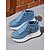 cheap Women's Sneakers-Women's Canvas High-Top Sneakers – Casual Platform Lace-Up Shoes for Street Style, Travel and Weekend Activities